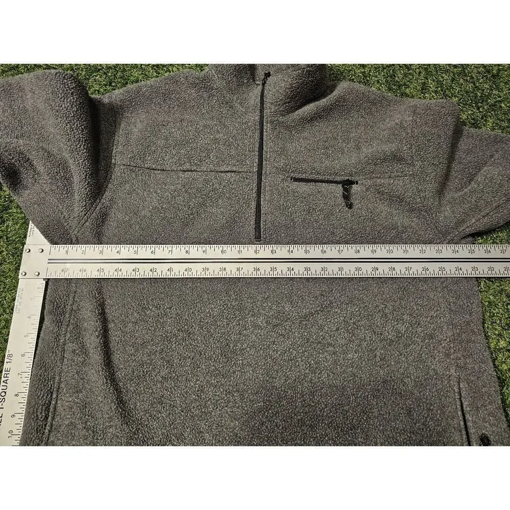 Vintage J Crew JCMG Fleece Pullover Mens XL USA Half Zip